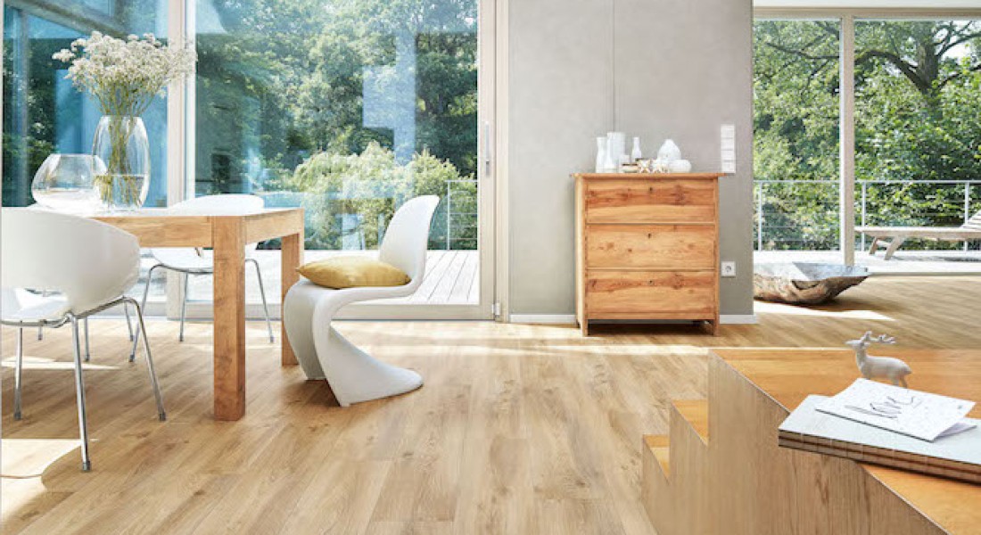 Stijlvolle nieuwe vinylvloeren 'zonder vinyl'