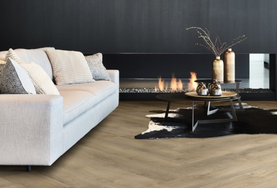 Onderhoudsvriendelijke PVC vloeren met hout & steen dessins - Moduleo