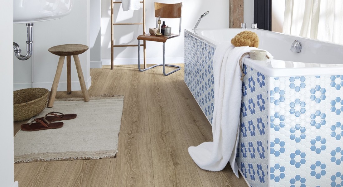 Badkamervloer: vinylvloer zonder vinyl
