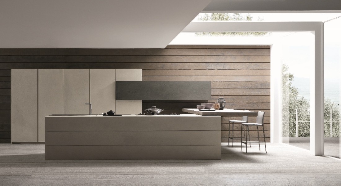 Industrieel chic: de Twenty Cemento keuken van Modulnova