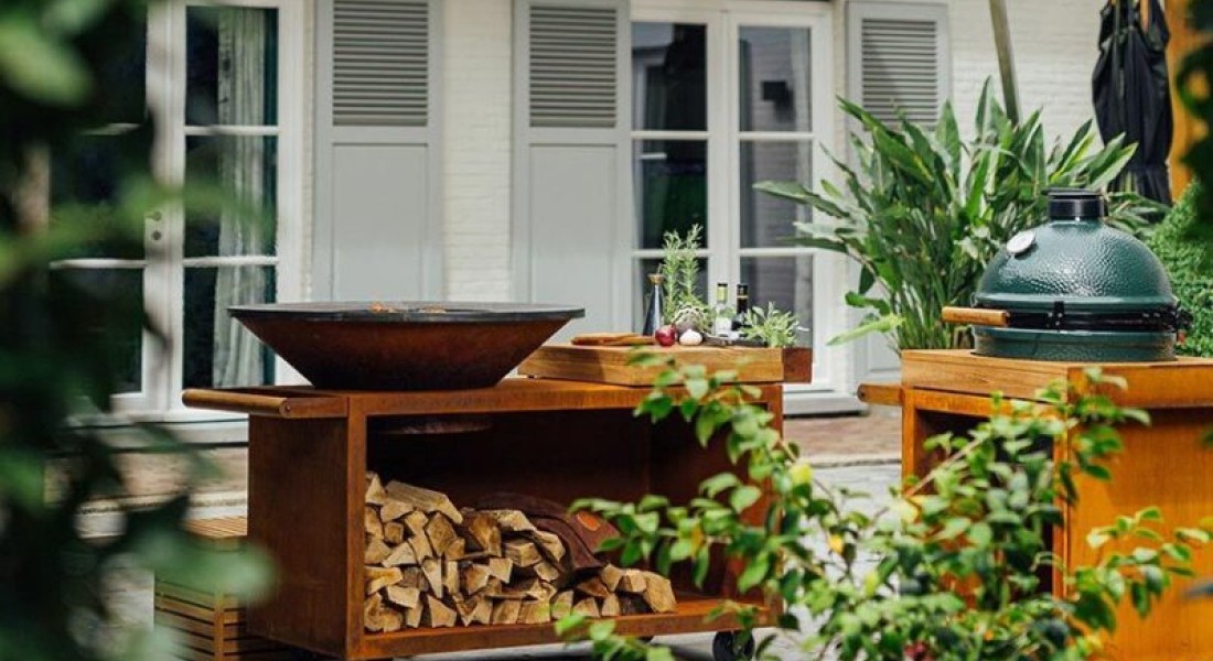 Warmte onder je overkapping door middel van een tuinhaard