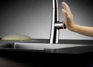 Hightech! De elektronische kraan KWC Zoe touch - 