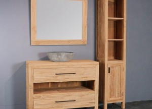 Een natuurlijke sfeer in de badkamer - 