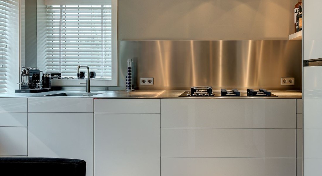 Mooi! Keukenbladen van roestvrij staal