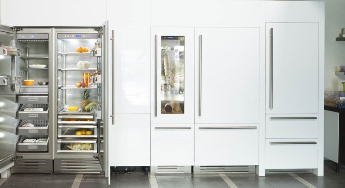 Een complete koelwand in de keuken!