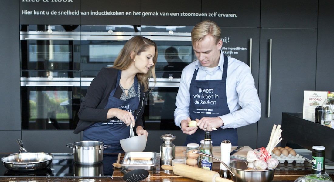 Keukenapparatuur uitproberen bij inspiratiehuis