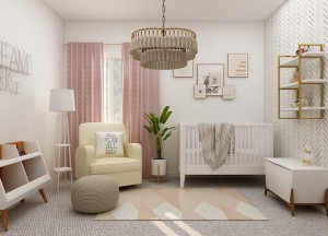 De babykamer aankleden met een leuk vloerkleed - 