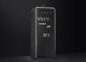 SMEG blackboard koelkast die ook je berichten bewaard - Smeg