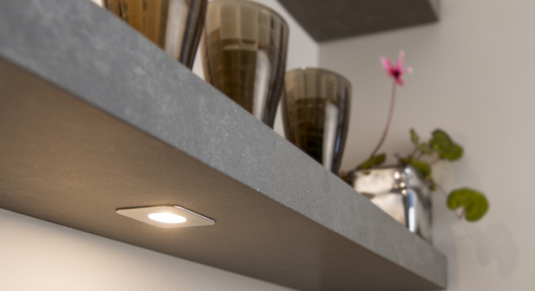 Sfeer in de keuken met dimbare ledspots van Lavanto