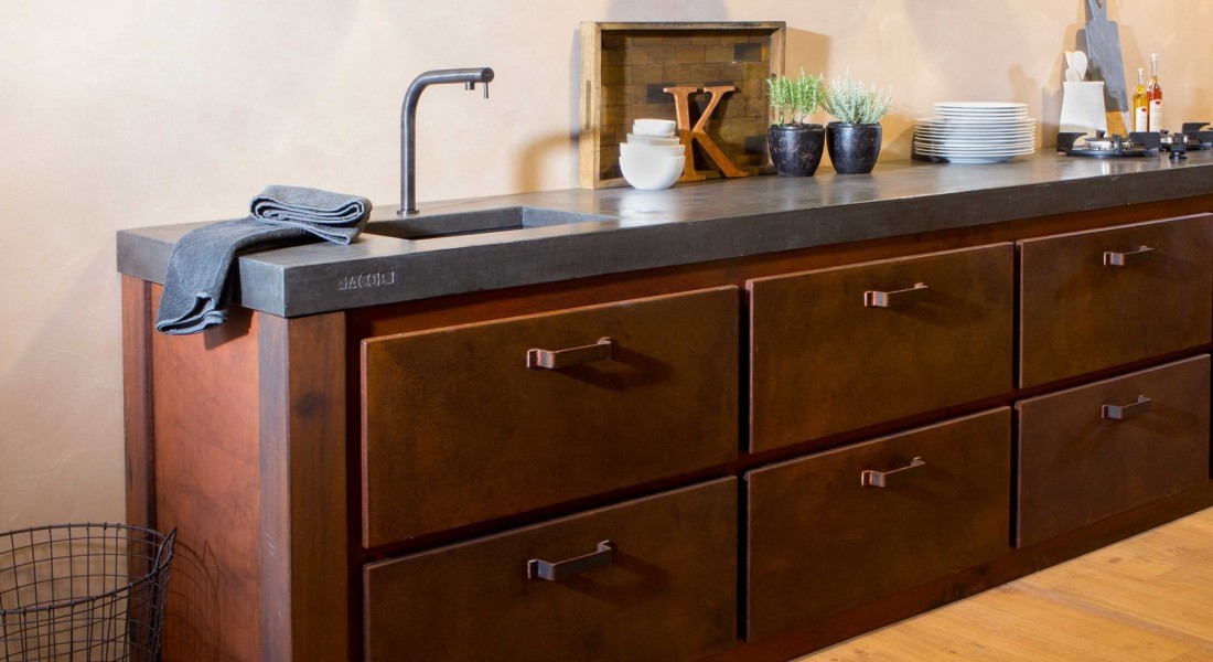 Handgemaakte keuken Milano met een robuust karakter