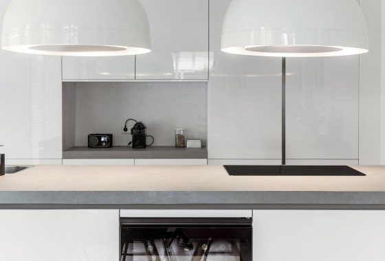 Stijlvolle afzuigkappen voor het kookeiland van Wave - Wave