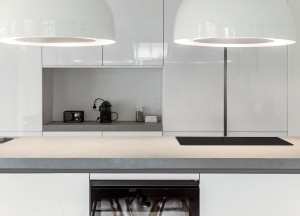 Stijlvolle afzuigkappen voor het kookeiland van Wave - Wave