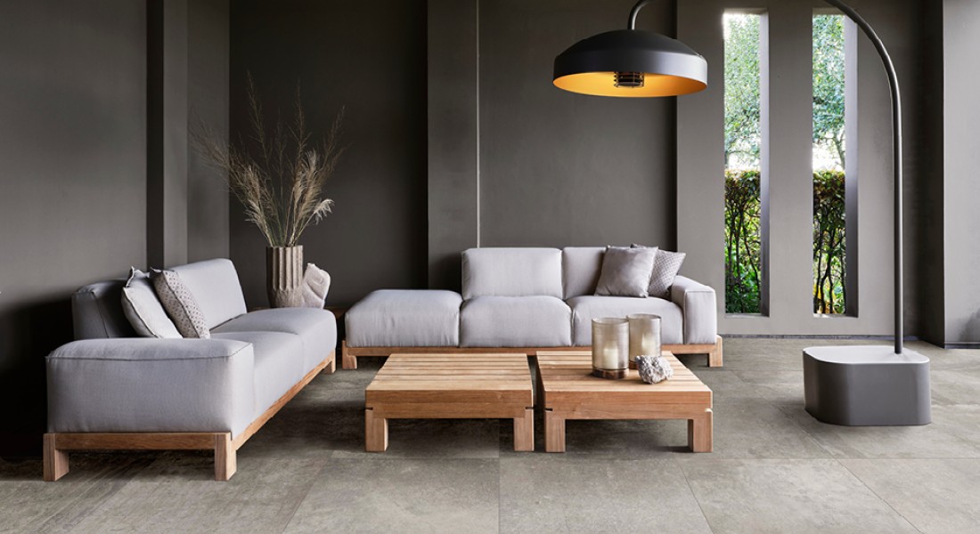 Keramische tegels in outdoorcollectie Piet Boon