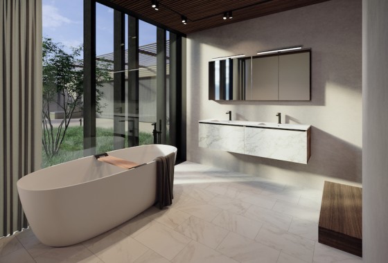 Combineer eindeloos tot een moderne badkamer die bij je past - RIHO