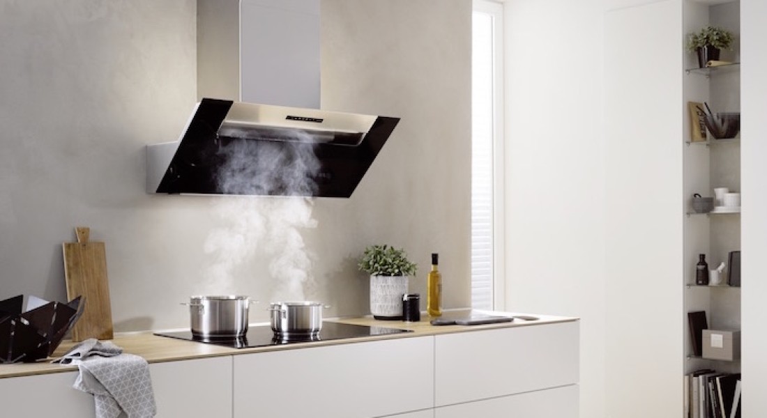 Design voor de keuken - berbel 'hoofdvrije' wandkappen