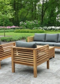 Puurteak tuinmeubelen - 