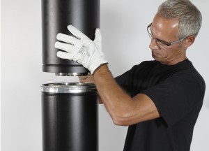 Driewandig rookkanaal houtkachel | Poujoulat