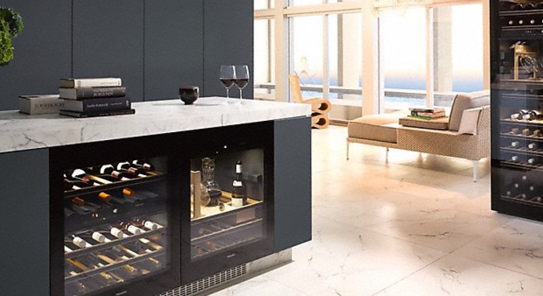 Altijd feest met een wijnklimaatkast