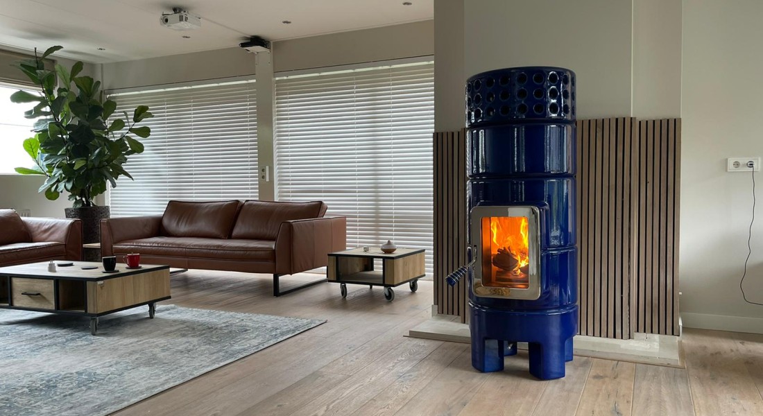 De houtkachel als design object