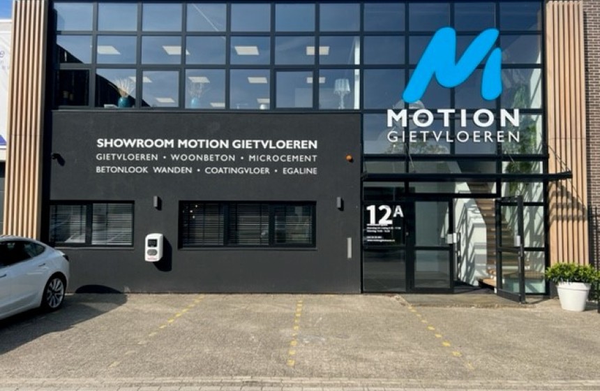 Showroom Motion Gietvloeren