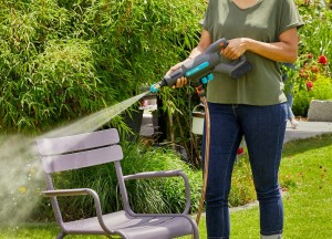 Snel schoonmaken met een mobiele drukreiniger - 
