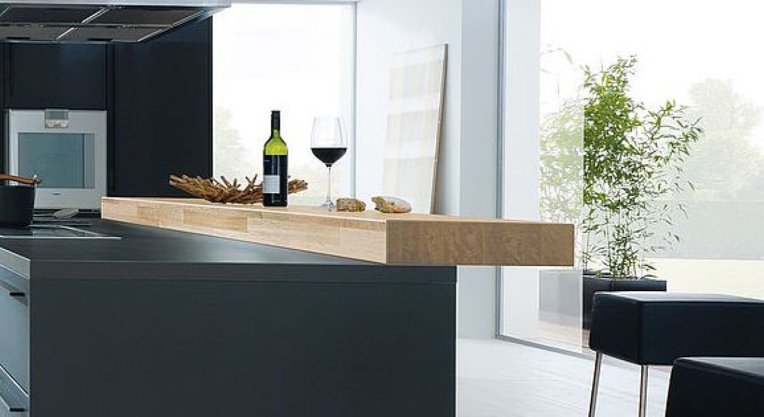 Ontbijtbar in de keuken