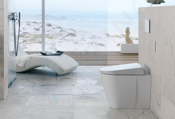 Vloerstaande WC met douchefunctie van Geberit - Geberit