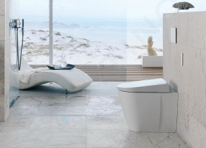 Vloerstaande WC met douchefunctie van Geberit - Geberit