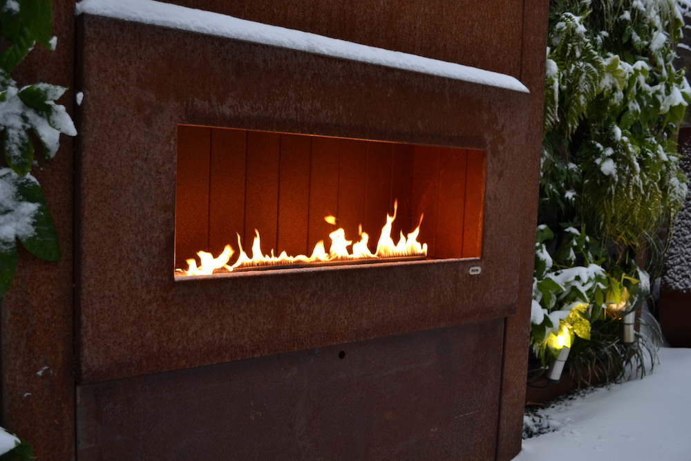 Cortenstaal buitenhaard | Zeno