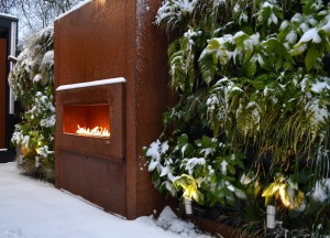 Cortenstaal buitenhaard | Zeno