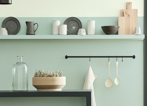 Verf voor de keuken in trendy kleuren - 
