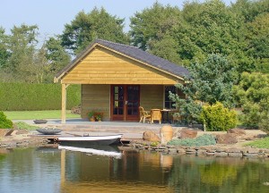 Tuinhuis met veranda | MG Houtbouw - MG Houtbouw