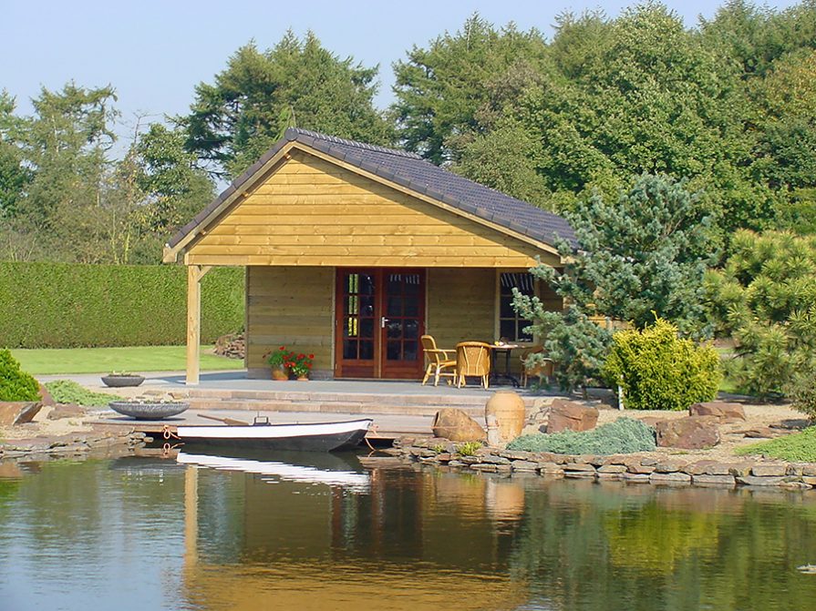 Tuinhuis met veranda | MG Houtbouw