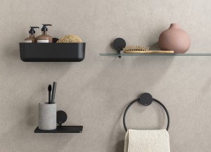 Minimalistisch sieraad op je badkamer muur - 