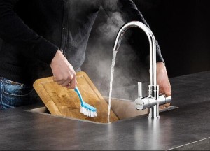 Hygiëne in de keuken met een kokendwaterkraan - 