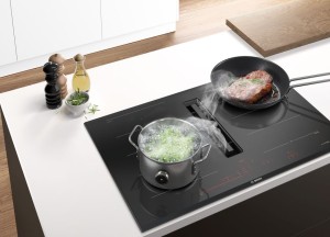 Inductiekookplaten met afzuiging - 