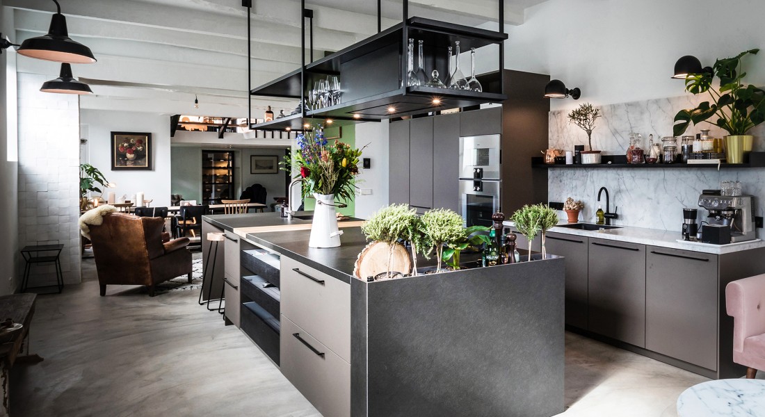 Droomkeuken met kookeiland