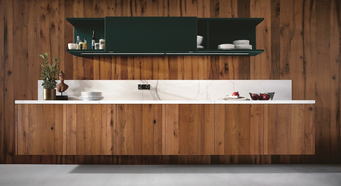 Hoog gewaardeerd, een houten keuken van next125