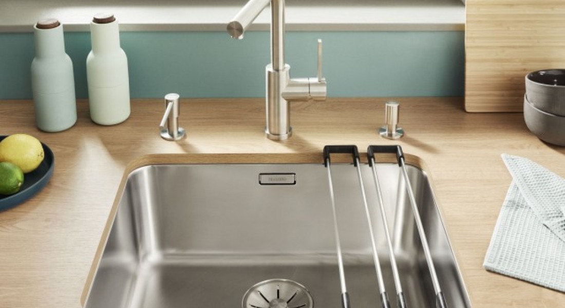 De roestvrij stalen spoelbakken van BLANCO