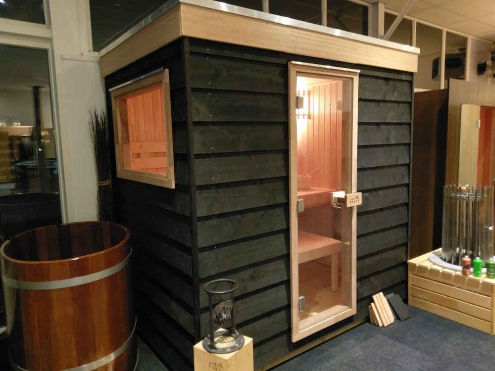Houten buitensauna | Hottub Select