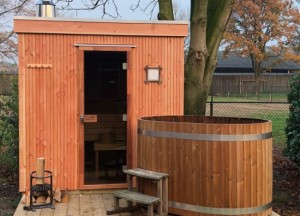 Houten buitensauna | Hottub Select