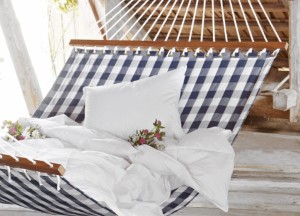 Tropisch hangen met hittebestendige hangmat - MBI beton