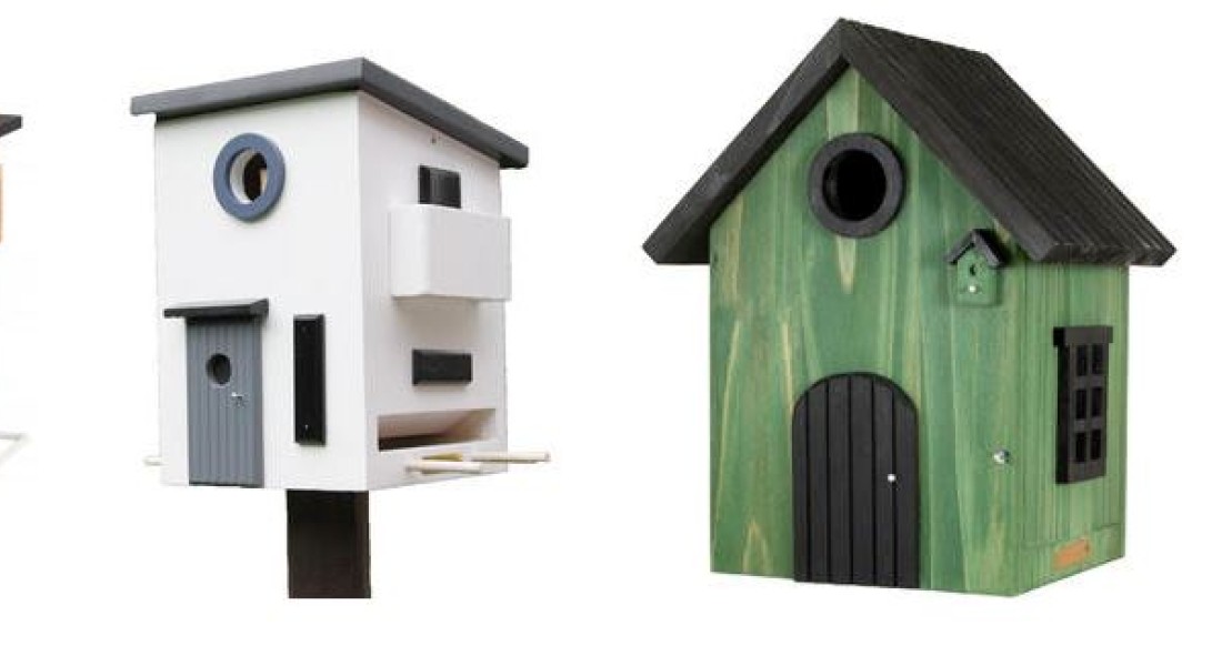 Vogelhuisjes voor hippe vogels