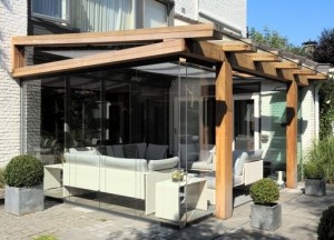 Houten overkapping: uniek design van Jumbo - 