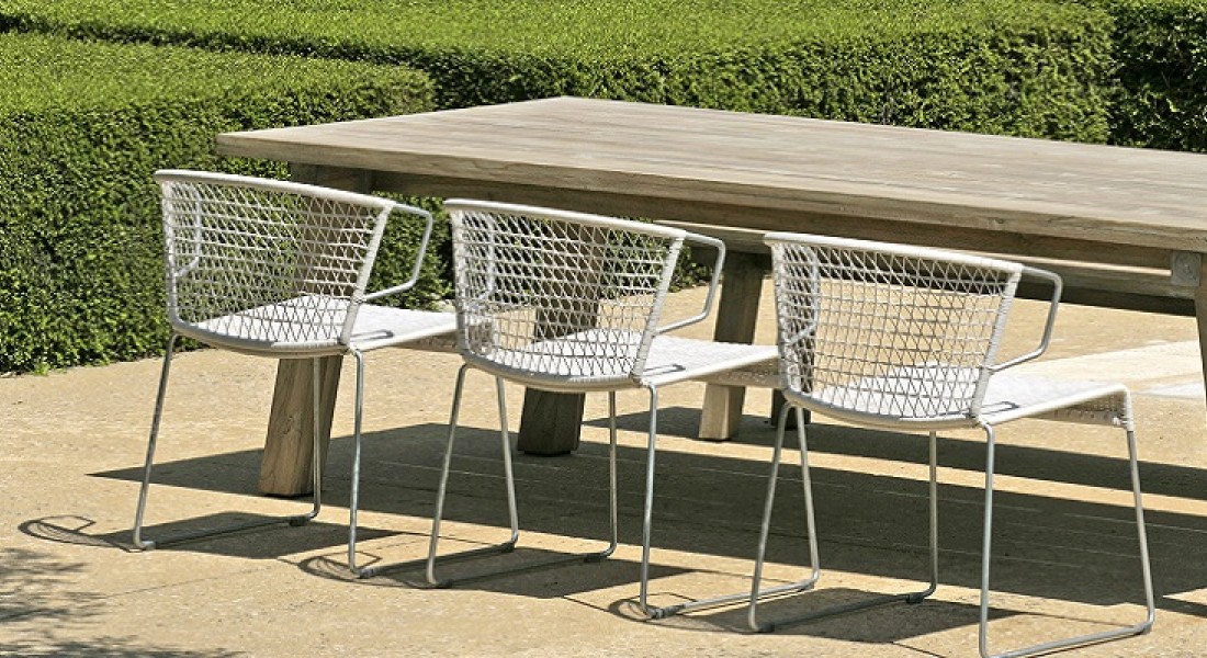 Mondaine sfeer op het terras