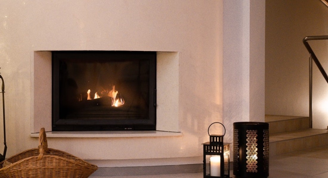 Een mooie afwerking van de haard