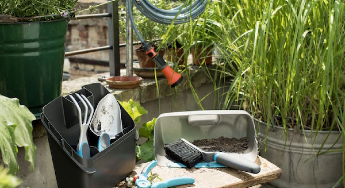 Compact gereedschap speciaal voor stadstuinen