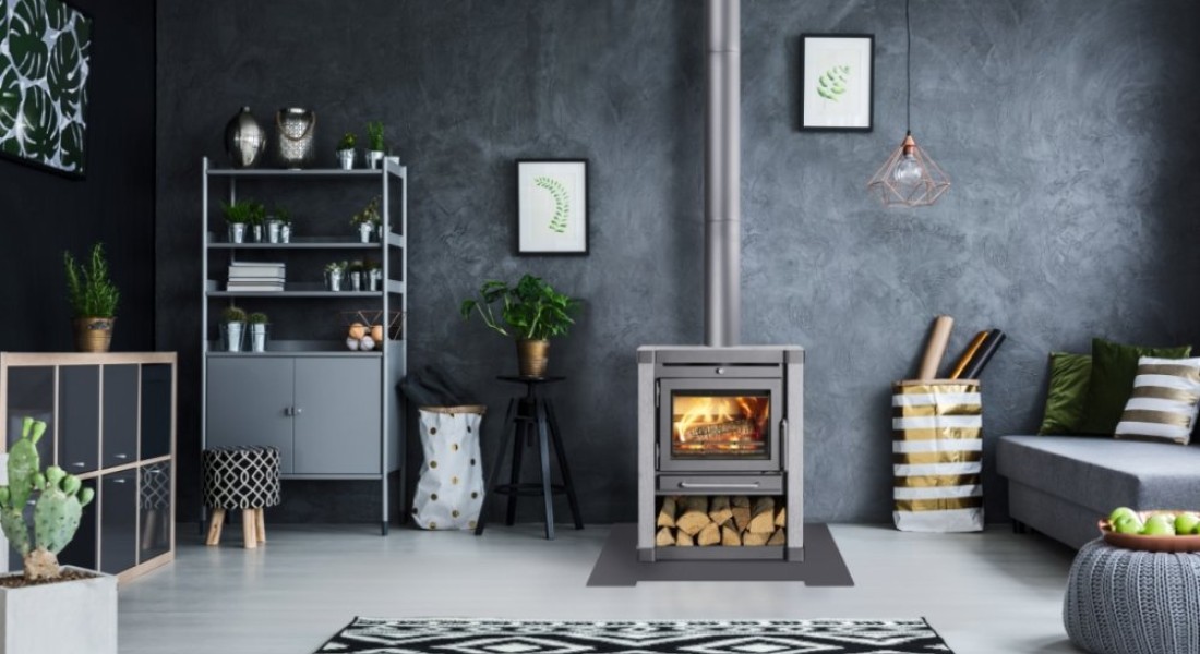 Voorbeelden van moderne houtkachels