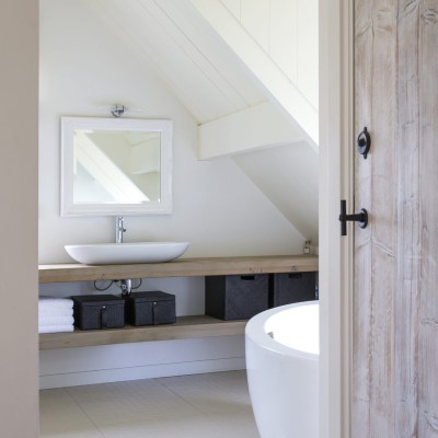 FotoHout in de badkamer