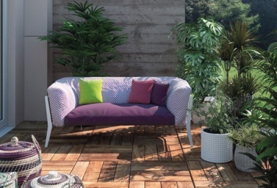 Outdoor sofa Clea voor klein & groot terras - 